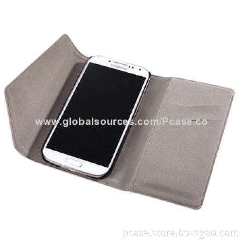 Flap Lather Case for Samsung Galaxy S4, Multi-color Available